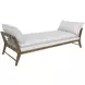 Aurora Stone White and Latte Daybed