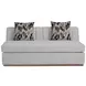 Aurora Light Gray 70" Channel Loveseat