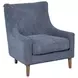 Aurora Sapphire Hiback Accent Chair