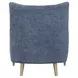 Aurora Sapphire Hiback Accent Chair