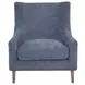 Aurora Sapphire Hiback Accent Chair