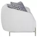Aurora Ivory 85" Dreamy Rounded Sofa