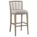 Beach Comber Shell Upholstered Bar Stool Set of 2