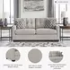 Mahoney Pebble Full 75" Sofa Sleeper