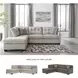 Mahoney Pebble 2 Piece LAF Chaise Sectional