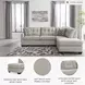 Mahoney Pebble 2 Piece RAF Chaise Sectional