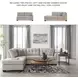 Mahoney Pebble 2 Piece LAF Chaise Sleeper Sectional
