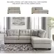 Mahoney Pebble 2 Piece RAF Chaise Sleeper Sectional