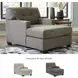 Mahoney Chocolate Chaise