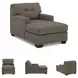 Mahoney Chocolate Chaise