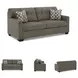 Mahoney Chocolate 75" Sofa