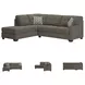 Mahoney Chocolate 2 Piece LAF Chaise Sectional
