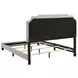Tamarac Beige Upholstered Full Panel Bed