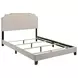 Tamarac Beige Upholstered Queen Panel Bed