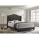 Sonoma Gray Upholstered Full Panel Bed