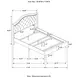 Sonoma Gray Upholstered Full Panel Bed