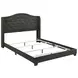 Sonoma Gray Upholstered King Panel Bed