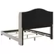 Sonoma Beige Upholstered Full Panel Bed