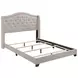Sonoma Beige Upholstered King Panel Bed