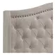 Sonoma Beige Upholstered King Panel Bed