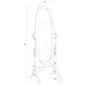 Foyet Merlot Oval Cheval Mirror
