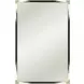 TA Originals Ivory and Black Rectangular Large Cutting Edge Wall Mirror