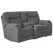 Conrad Winslow Charcoal Power Reclining 77" Console Loveseat with Power Headrest