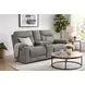 Conrad Winslow Charcoal Power Reclining 77" Console Loveseat with Power Headrest
