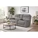 Conrad Winslow Charcoal Power Reclining 77" Console Loveseat with Power Headrest