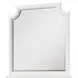 Pure Maple Cottage White Arched Garden Dresser Mirror