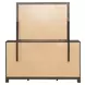 Urban Cut Caffe 6 Drawer Dresser with Mirror