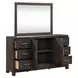 Urban Cut Caffe 6 Drawer Dresser with Mirror