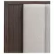 Urban Cut Caffe and Textured Gray King Upholstered Panel Bed