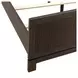 Urban Cut Caffe and Textured Gray King Upholstered Panel Bed