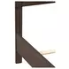 Urban Cut Caffe and Textured Gray King Upholstered Panel Bed