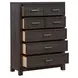 Urban Cut Caffe 5 Drawer Chest