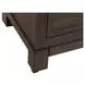 Urban Cut Caffe 3 Drawer Nightstand with USB Charging