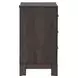 Urban Cut Caffe 3 Drawer Nightstand with USB Charging