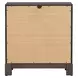 Urban Cut Caffe 3 Drawer Nightstand with USB Charging
