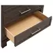 Urban Cut Caffe 3 Drawer Nightstand with USB Charging