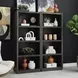 Contemporary Line Caffe 2 Piece Bunching Bookcase Set