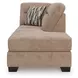 Olten Mocha 2 Piece Super Chaise