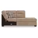 Olten Mocha 2 Piece Super Chaise