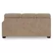 Olten Mocha 2 Piece Modular Sectional with LAF Chaise