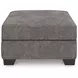 Olten Graphite Oversized Accent Ottoman