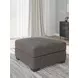 Olten Graphite Oversized Accent Ottoman
