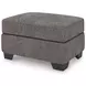 Olten Graphite Ottoman