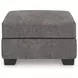 Olten Graphite Ottoman