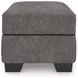 Olten Graphite Ottoman