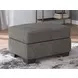 Olten Graphite Ottoman